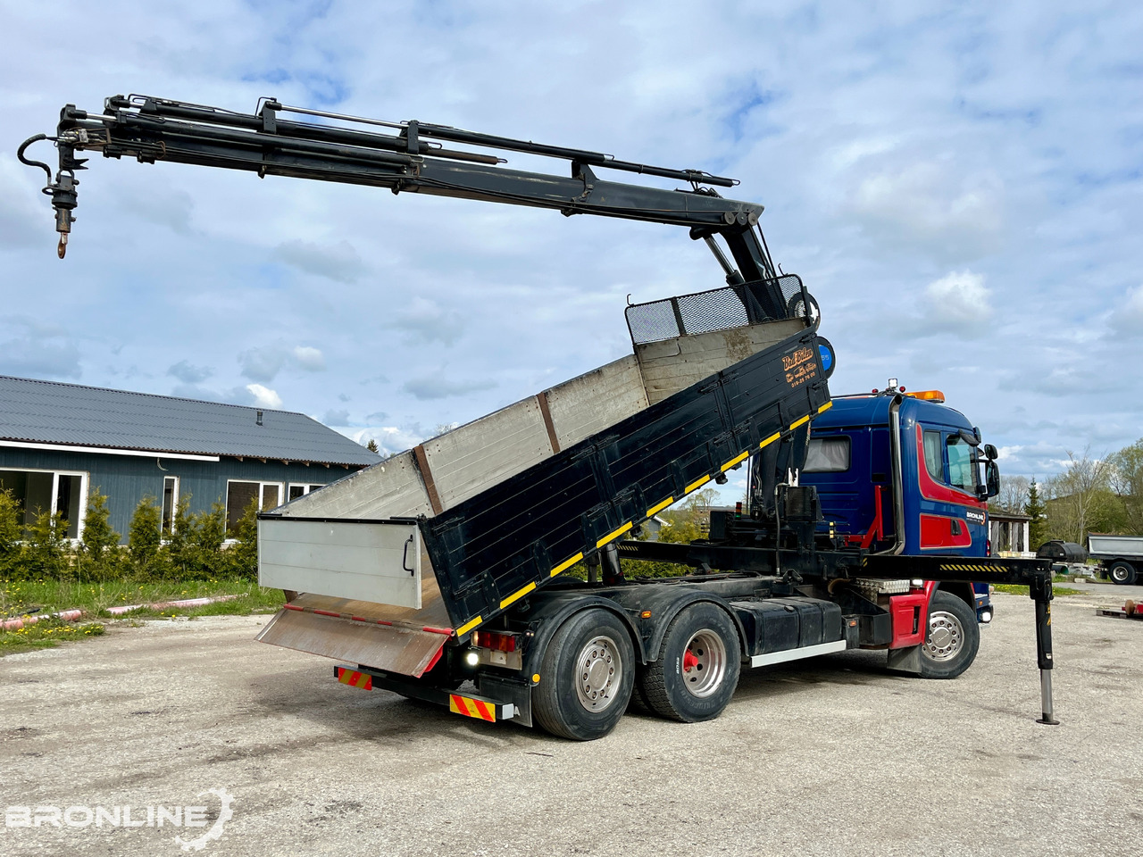 2002 SCANIA R114 6X2*4 Tipper+HIAB 166-e5 crane - 덤프트럭, 크레인 트럭 : 사진 5 2002 SCANIA R114 6X2*4 Tipper+HIAB 166-e5 crane - 덤프트럭, 크레인 트럭 : 사진 5