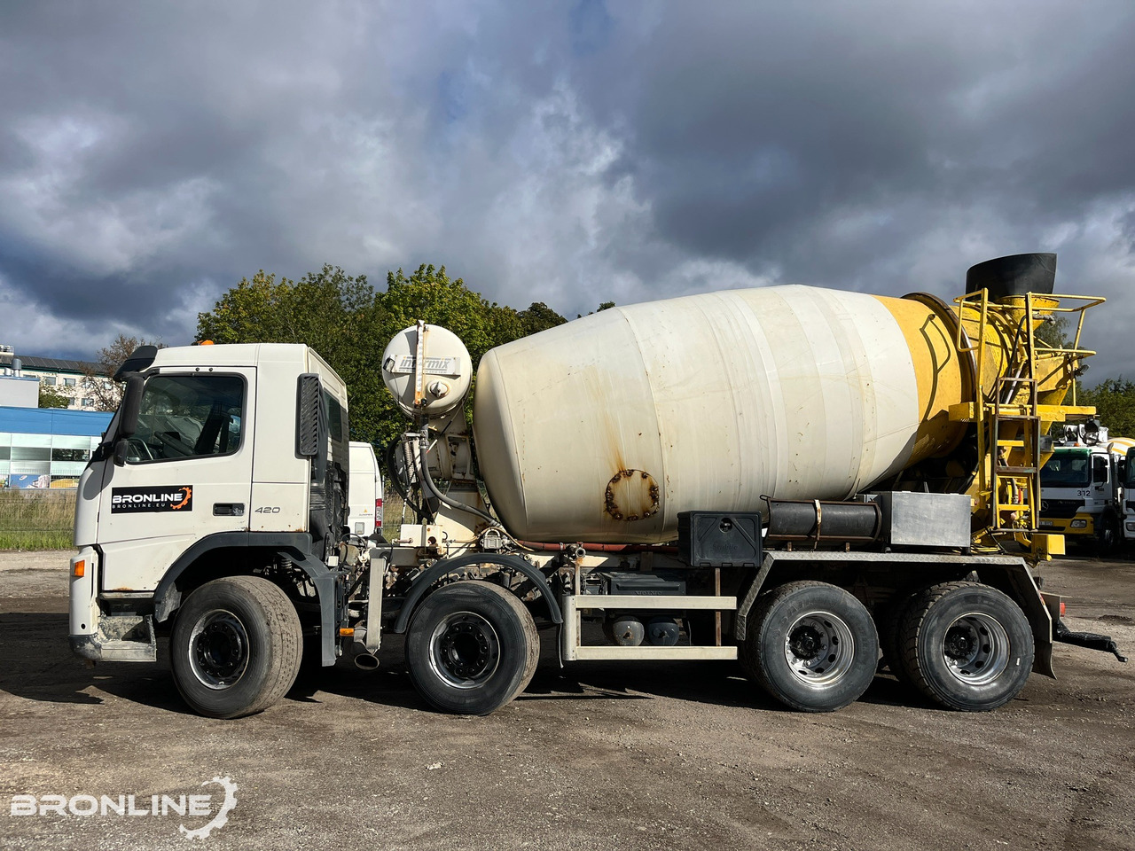 2004 Volvo FM12 420 8x4 Intermix 10m³ - 콘크리트 믹서 트럭 : 사진 3 2004 Volvo FM12 420 8x4 Intermix 10m³ - 콘크리트 믹서 트럭 : 사진 3