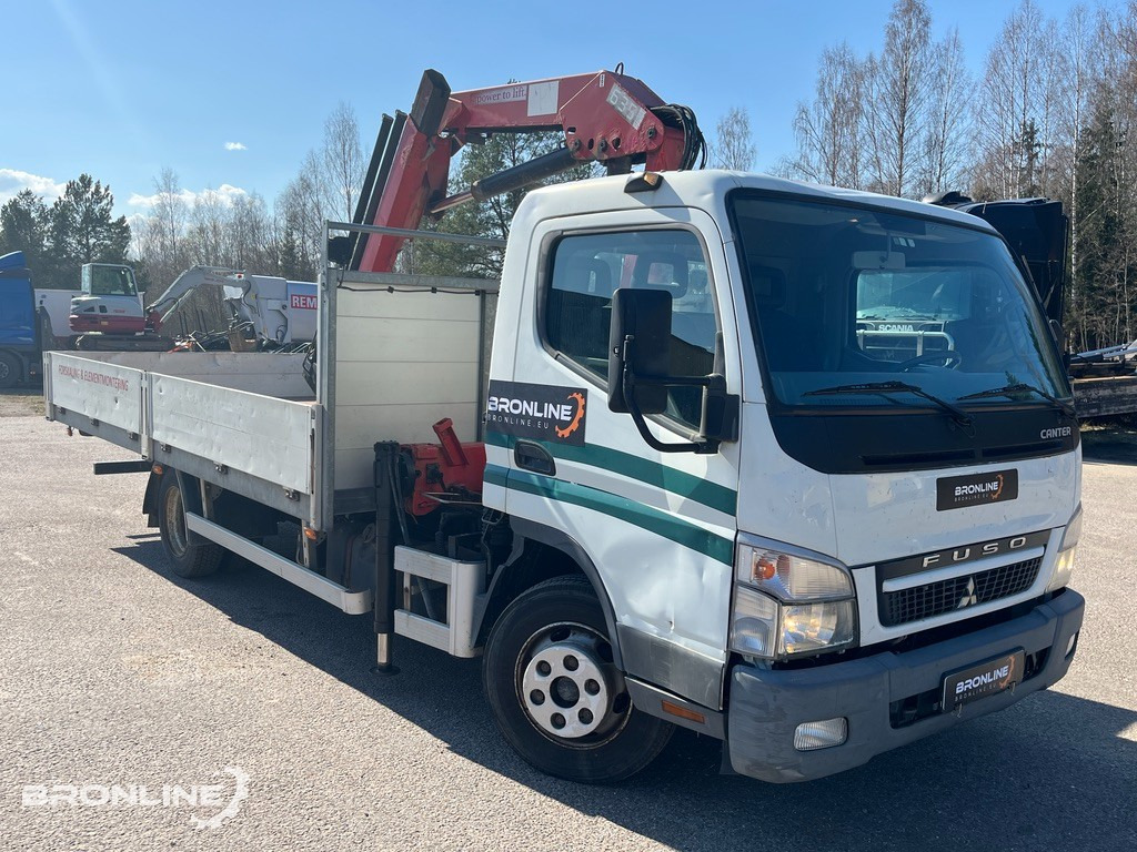 2011 Mitsubishi Fuso Canter + HMF 635K3 - 드롭사이드/ 플랫베드 트럭 : 사진 2 2011 Mitsubishi Fuso Canter + HMF 635K3 - 드롭사이드/ 플랫베드 트럭 : 사진 2