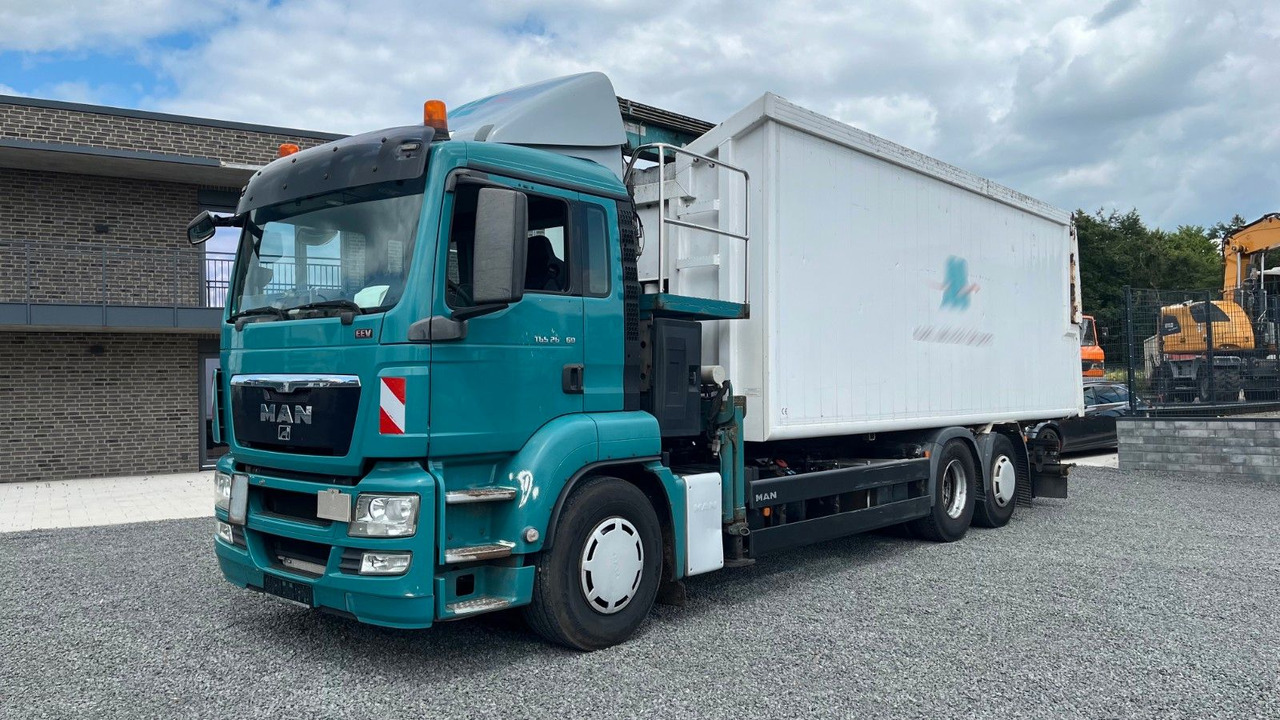 MAN TGS 26.360 Müllwagen Glas Kran Kipper - 쓰레기차 : 사진 2 MAN TGS 26.360 Müllwagen Glas Kran Kipper - 쓰레기차 : 사진 2