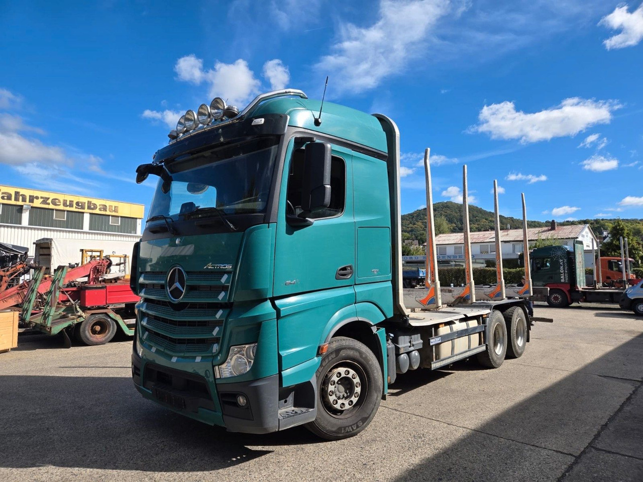 Mercedes-Benz Actros 2645 Holztransporter ohne Kran - 컨테이너 운반 장치/ 스와프 보디 트럭 : 사진 1 Mercedes-Benz Actros 2645 Holztransporter ohne Kran - 컨테이너 운반 장치/ 스와프 보디 트럭 : 사진 1