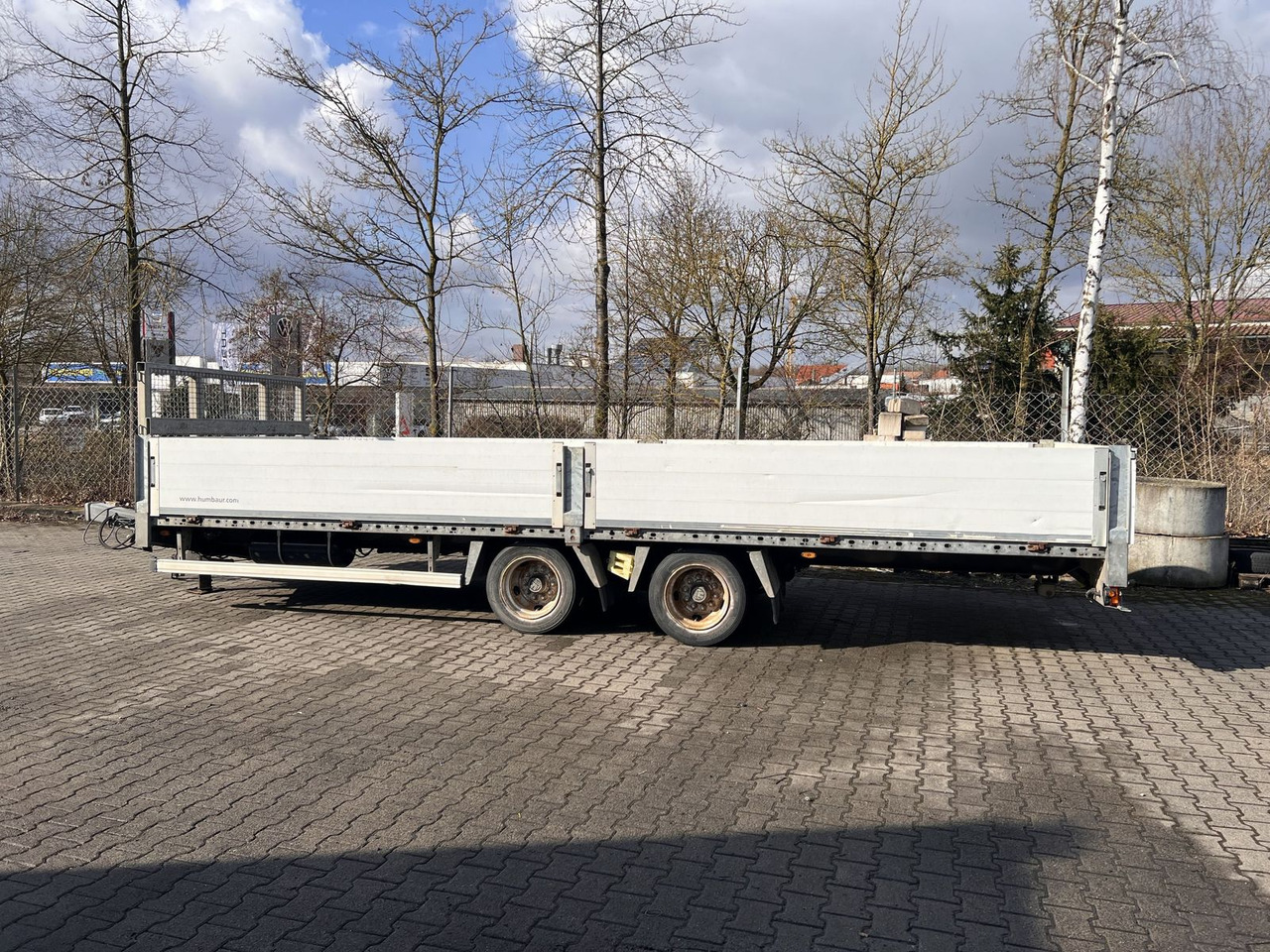 Humbaur 14,4 t Tandem- Pritschenanhänger- Tieflader - 저하대 트레일러 : 사진 4 Humbaur 14,4 t Tandem- Pritschenanhänger- Tieflader - 저하대 트레일러 : 사진 4