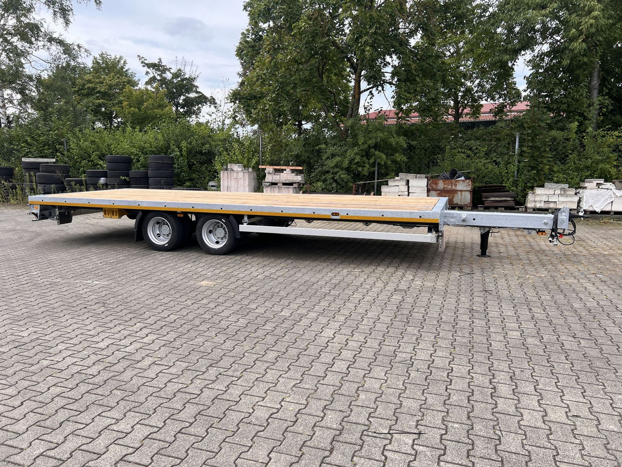 세미 트레일러 Möslein  13,9 t Tandemanhänger- Tieflader, ausziehbarLuf : 사진 11