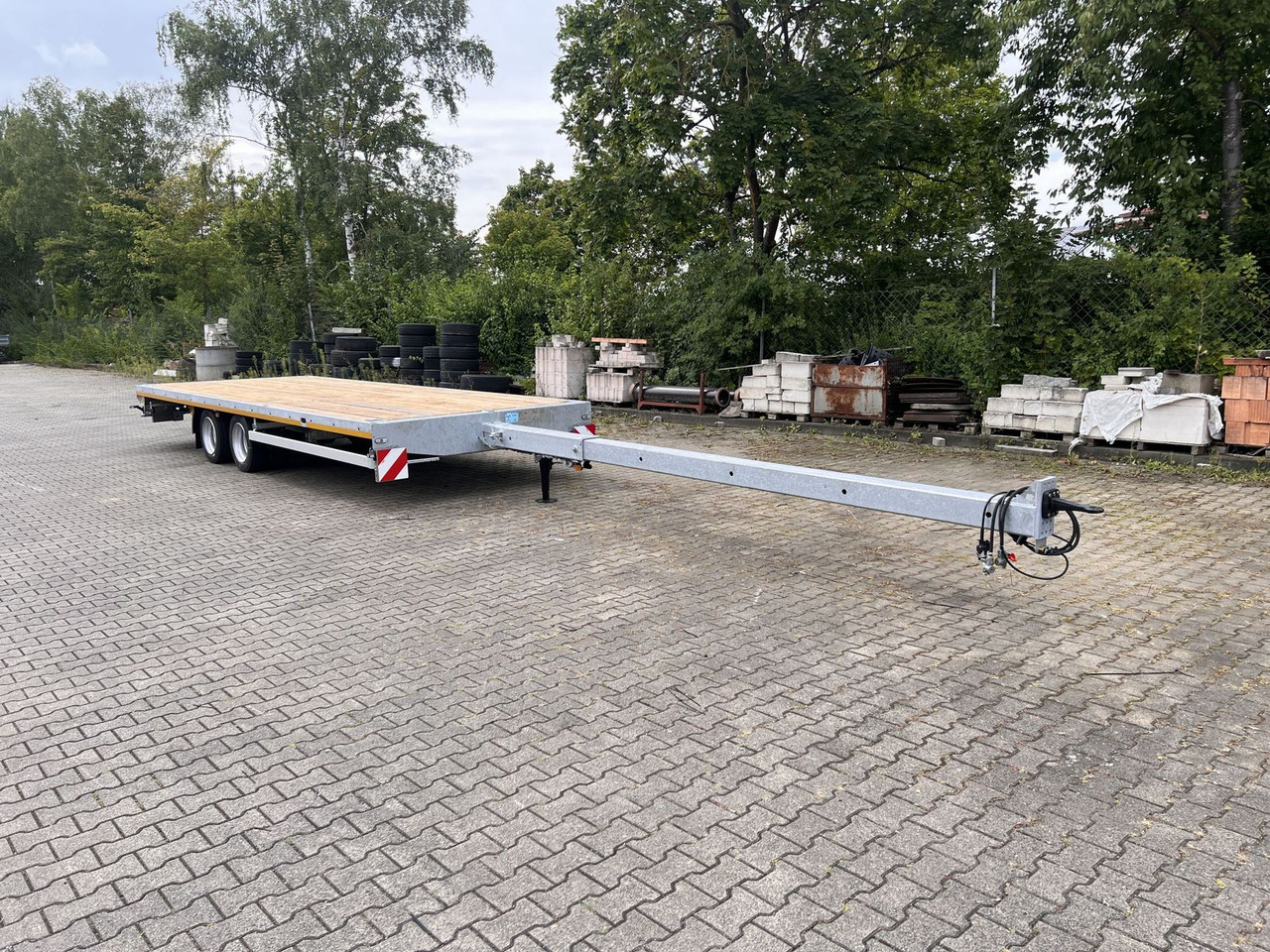 세미 트레일러 Möslein  13,9 t Tandemanhänger- Tieflader, ausziehbarLuf : 사진 13