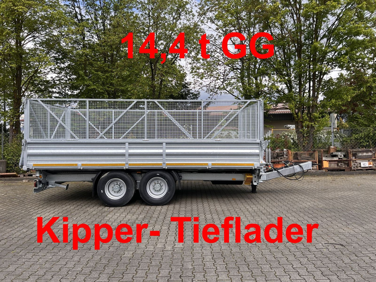 Möslein 14 t Tandem- Kipper Tieflader 5,70 m lang, Brei - 덤프 트레일러 : 사진 1 Möslein 14 t Tandem- Kipper Tieflader 5,70 m lang, Brei - 덤프 트레일러 : 사진 1