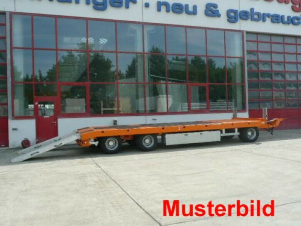 세미 트레일러 Möslein  3 Achs Plato- Tieflader- Anhänger 9 m : 사진 9