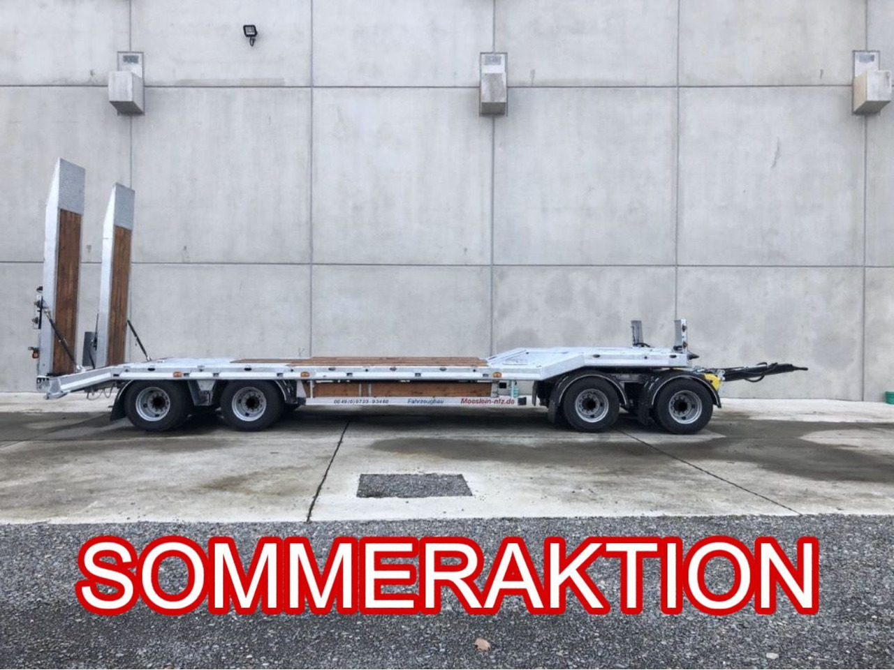 Möslein 4 Achs Tieflader- Anhänger, Neufahrzeug - 저하대 트레일러 : 사진 1 Möslein 4 Achs Tieflader- Anhänger, Neufahrzeug - 저하대 트레일러 : 사진 1