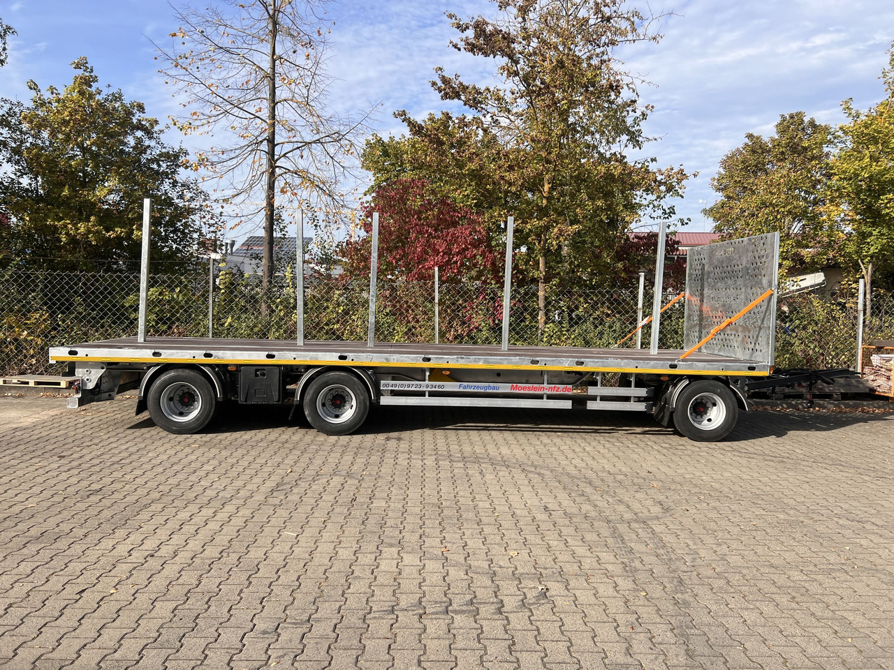 Möslein T 3 Plato 9 m 3 Achs Jumbo- Plato- Anhänger 9 m, Mega - 드롭사이드/ 플랫베드 트레일러 : 사진 5 Möslein T 3 Plato 9 m 3 Achs Jumbo- Plato- Anhänger 9 m, Mega - 드롭사이드/ 플랫베드 트레일러 : 사진 5