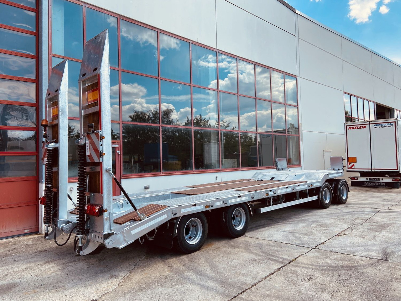 Möslein T 4 VB F 4 Achs Tieflader- Anhänger, Neufahrzeug - 저하대 트레일러 : 사진 3 Möslein T 4 VB F 4 Achs Tieflader- Anhänger, Neufahrzeug - 저하대 트레일러 : 사진 3