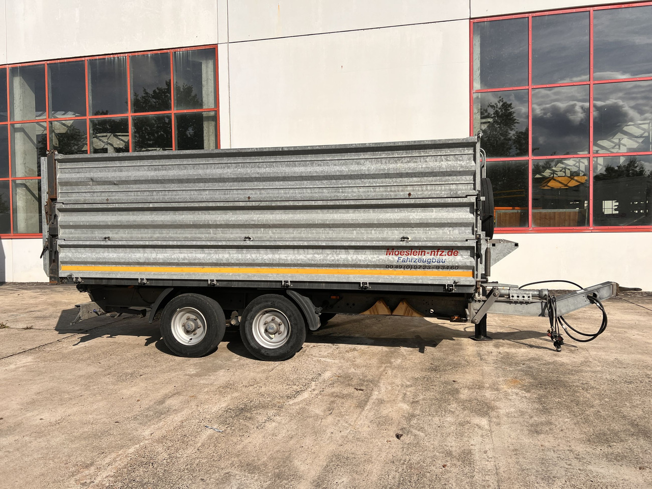 Möslein TDS 13 Schwebheim 13 t Tandemkipper- Tieflader, Aufsatzbordwände - 덤프 트레일러 : 사진 1 Möslein TDS 13 Schwebheim 13 t Tandemkipper- Tieflader, Aufsatzbordwände - 덤프 트레일러 : 사진 1