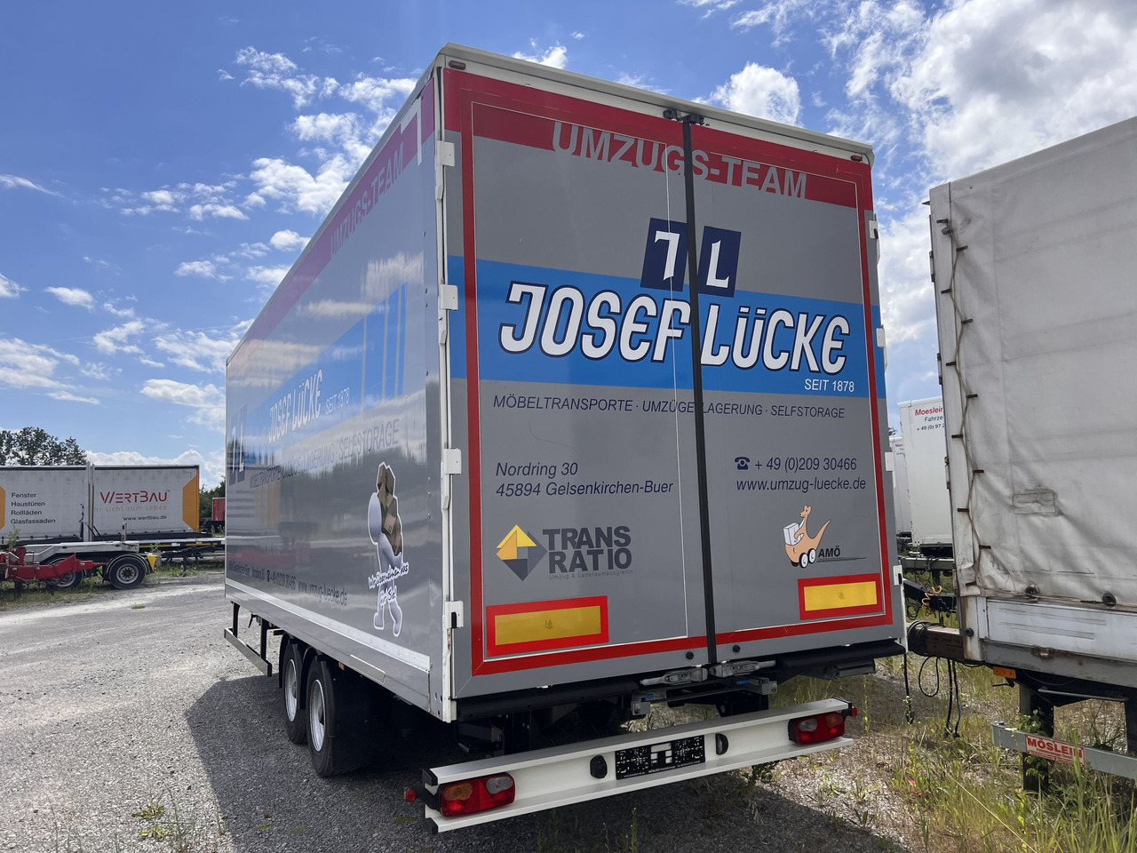 Möslein TKO 105 Schwebheim Tandem- Möbel Koffer- Anhänger - 밀폐형 박스 트레일러 : 사진 5 Möslein TKO 105 Schwebheim Tandem- Möbel Koffer- Anhänger - 밀폐형 박스 트레일러 : 사진 5