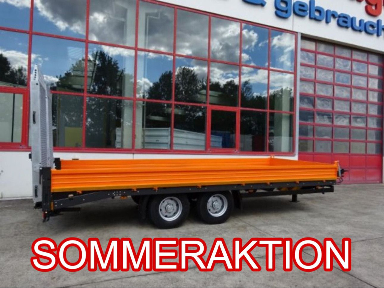 Möslein TTT-11 6,20 Orange Neuer Tandemtieflader - 저하대 트레일러 : 사진 1 Möslein TTT-11 6,20 Orange Neuer Tandemtieflader - 저하대 트레일러 : 사진 1