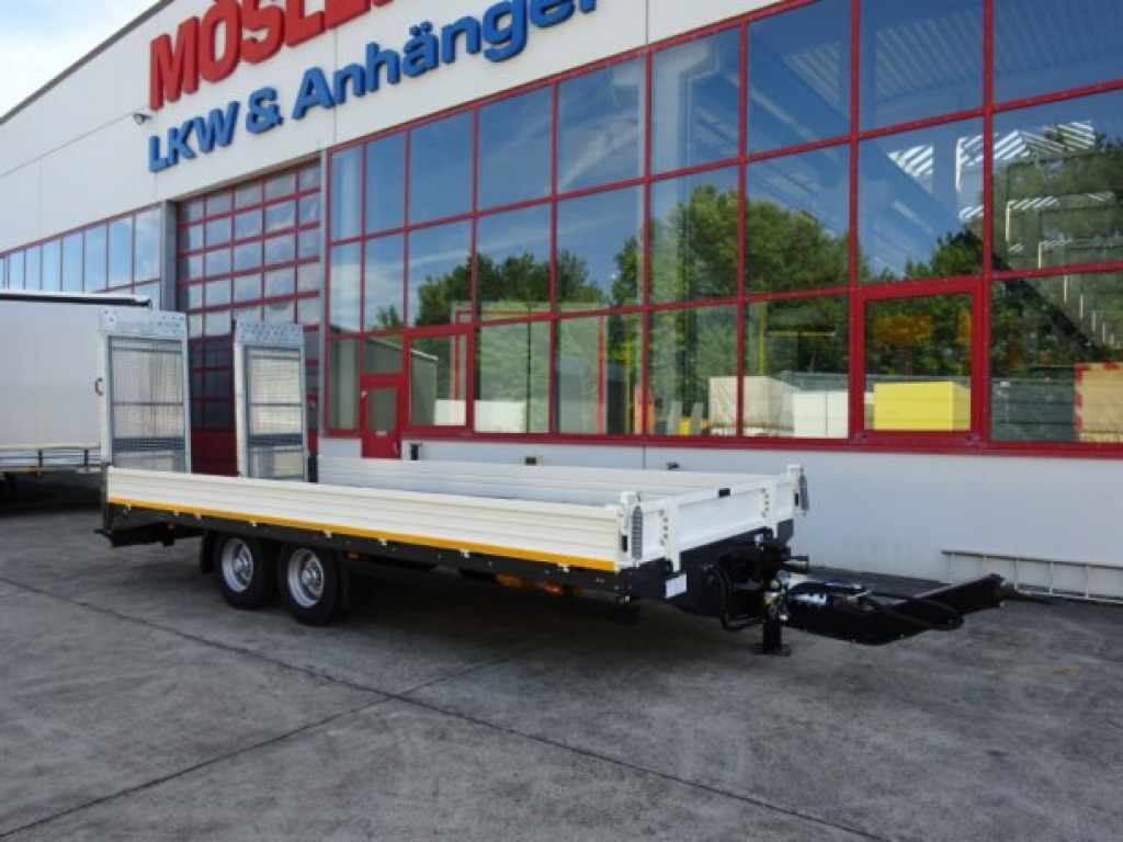 Möslein TTT 13 6,2 BR Weiß Neuer 13 t GG Tandemtieflader mit Breiten Rampen - 저하대 트레일러 : 사진 1 Möslein TTT 13 6,2 BR Weiß Neuer 13 t GG Tandemtieflader mit Breiten Rampen - 저하대 트레일러 : 사진 1