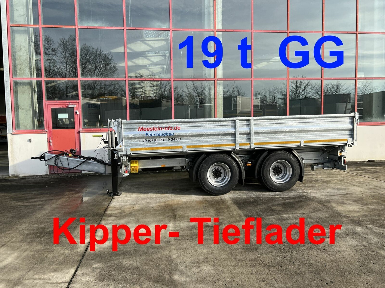 Möslein neuer 19 t Tandemkipper- Tieflader - 덤프 트레일러 : 사진 1 Möslein neuer 19 t Tandemkipper- Tieflader - 덤프 트레일러 : 사진 1