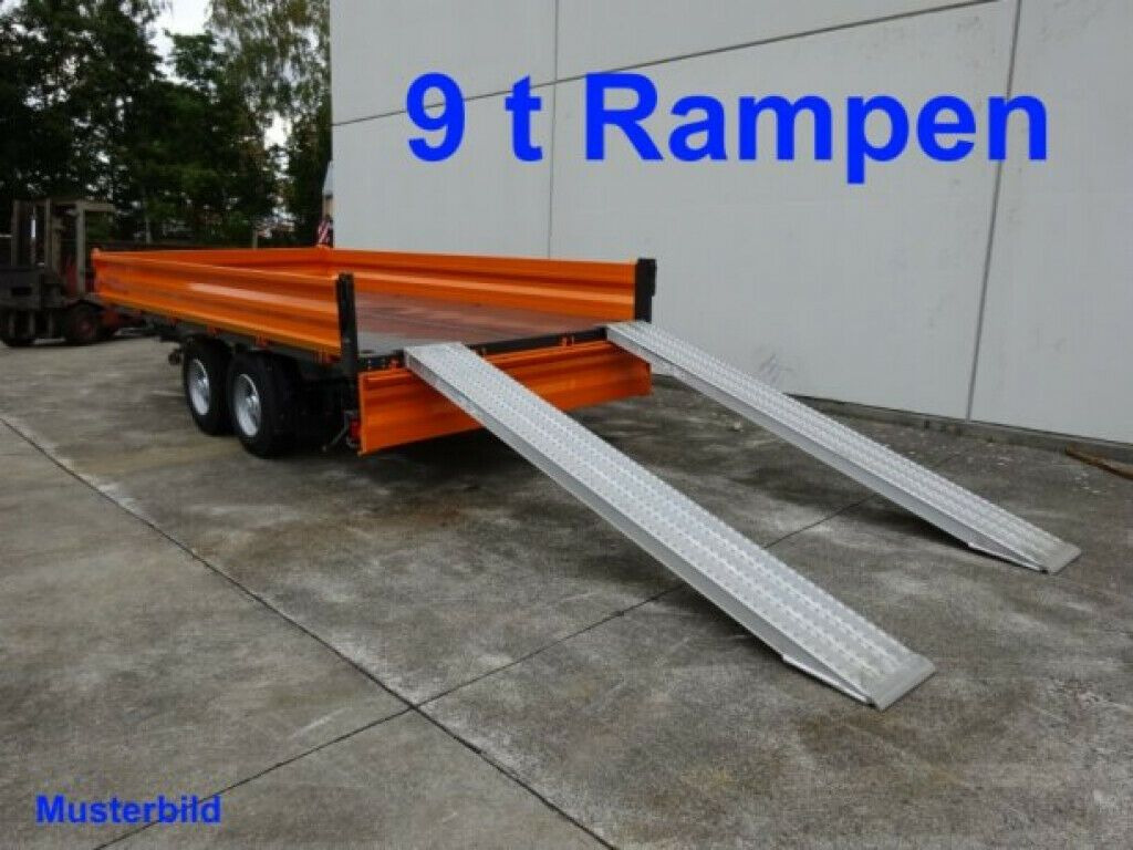덤프 트레일러 Möslein  neuer Tandem 3- Seitenkipper Tieflader-- Neufah : 사진 9
