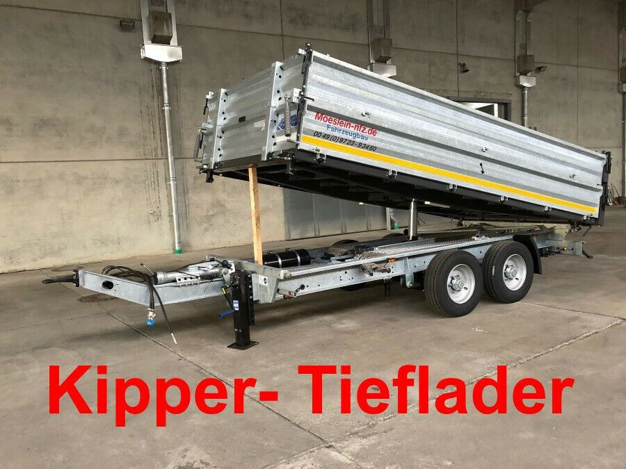 Möslein neuer Tandem 3- Seitenkipper Tiefladermit Bordw - 덤프 트레일러 : 사진 1 Möslein neuer Tandem 3- Seitenkipper Tiefladermit Bordw - 덤프 트레일러 : 사진 1