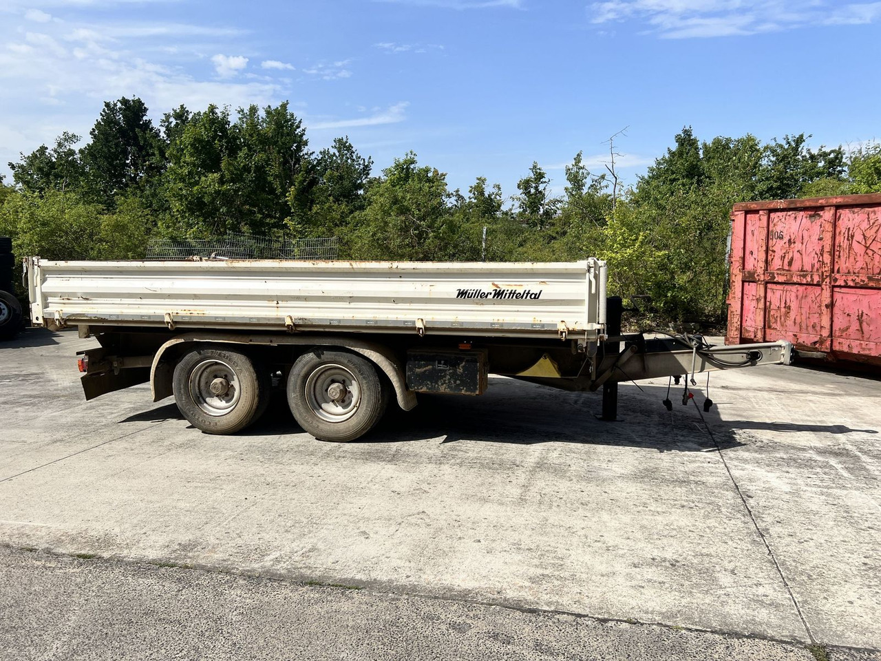 Müller-Mitteltal 13,5 t Tandemkipper- Tieflader - 덤프 트레일러 : 사진 1 Müller-Mitteltal 13,5 t Tandemkipper- Tieflader - 덤프 트레일러 : 사진 1