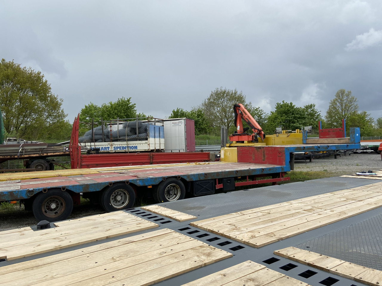 Stp 3 Achs Satteltieflader Platofür Fertigteile oder Baumaschinen - 저하대 세미 트레일러 : 사진 4 Stp 3 Achs Satteltieflader Platofür Fertigteile oder Baumaschinen - 저하대 세미 트레일러 : 사진 4