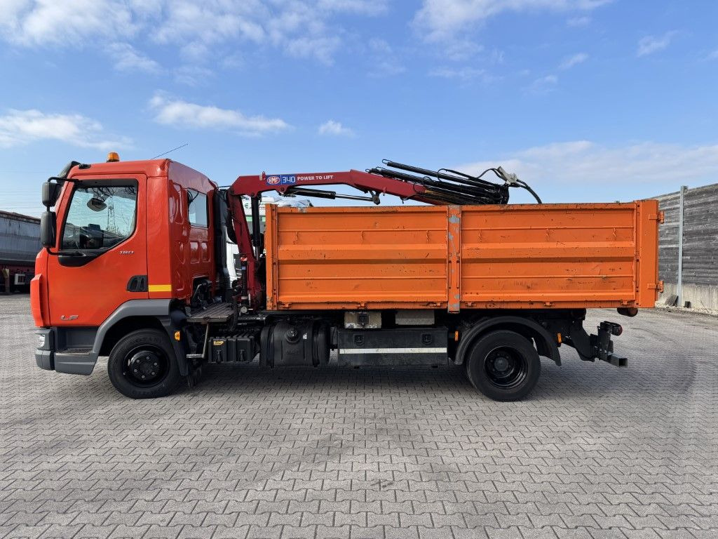 DAF FA LF 180 8t / Abrollkipper, Ladekran Containe - 후크 리프트 트럭, 크레인 트럭 : 사진 1 DAF FA LF 180 8t / Abrollkipper, Ladekran Containe - 후크 리프트 트럭, 크레인 트럭 : 사진 1