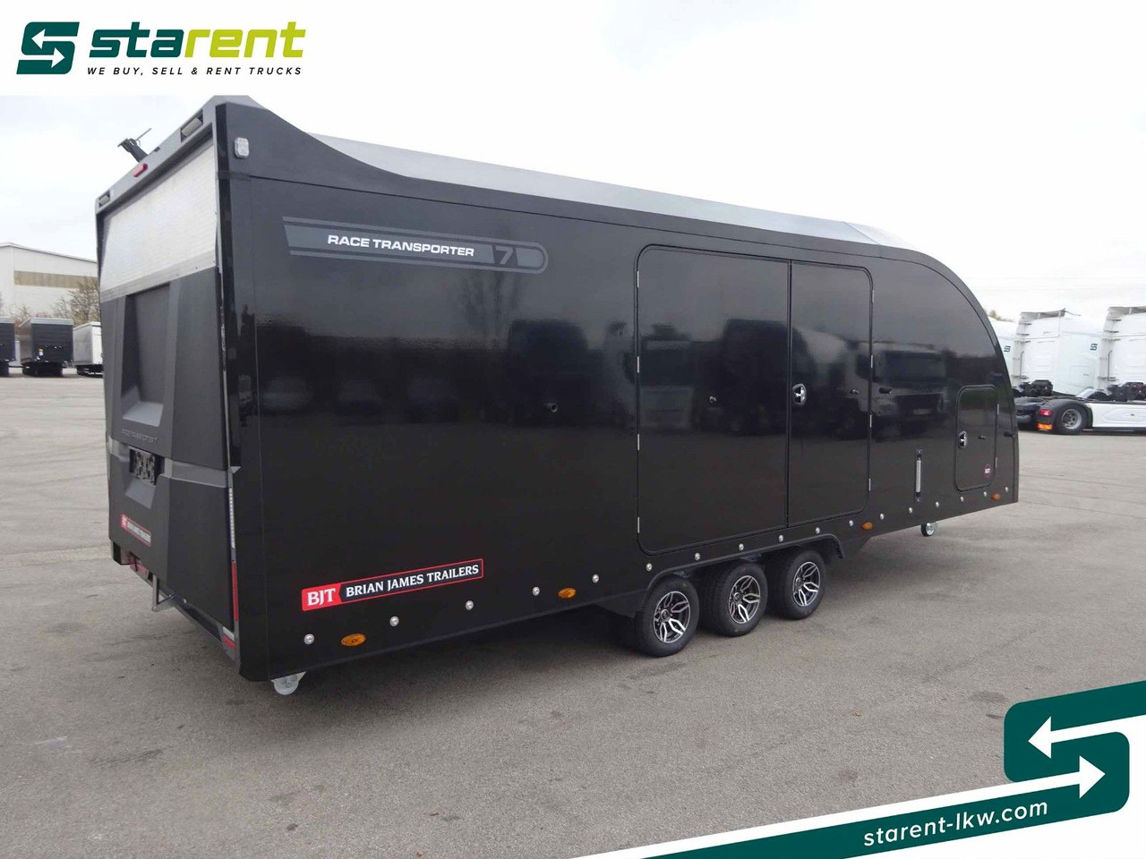 Brian James Race Transporter 7, Seilwinde, elektr. Klappe - 오토트랜스포터 트레일러 : 사진 5 Brian James Race Transporter 7, Seilwinde, elektr. Klappe - 오토트랜스포터 트레일러 : 사진 5