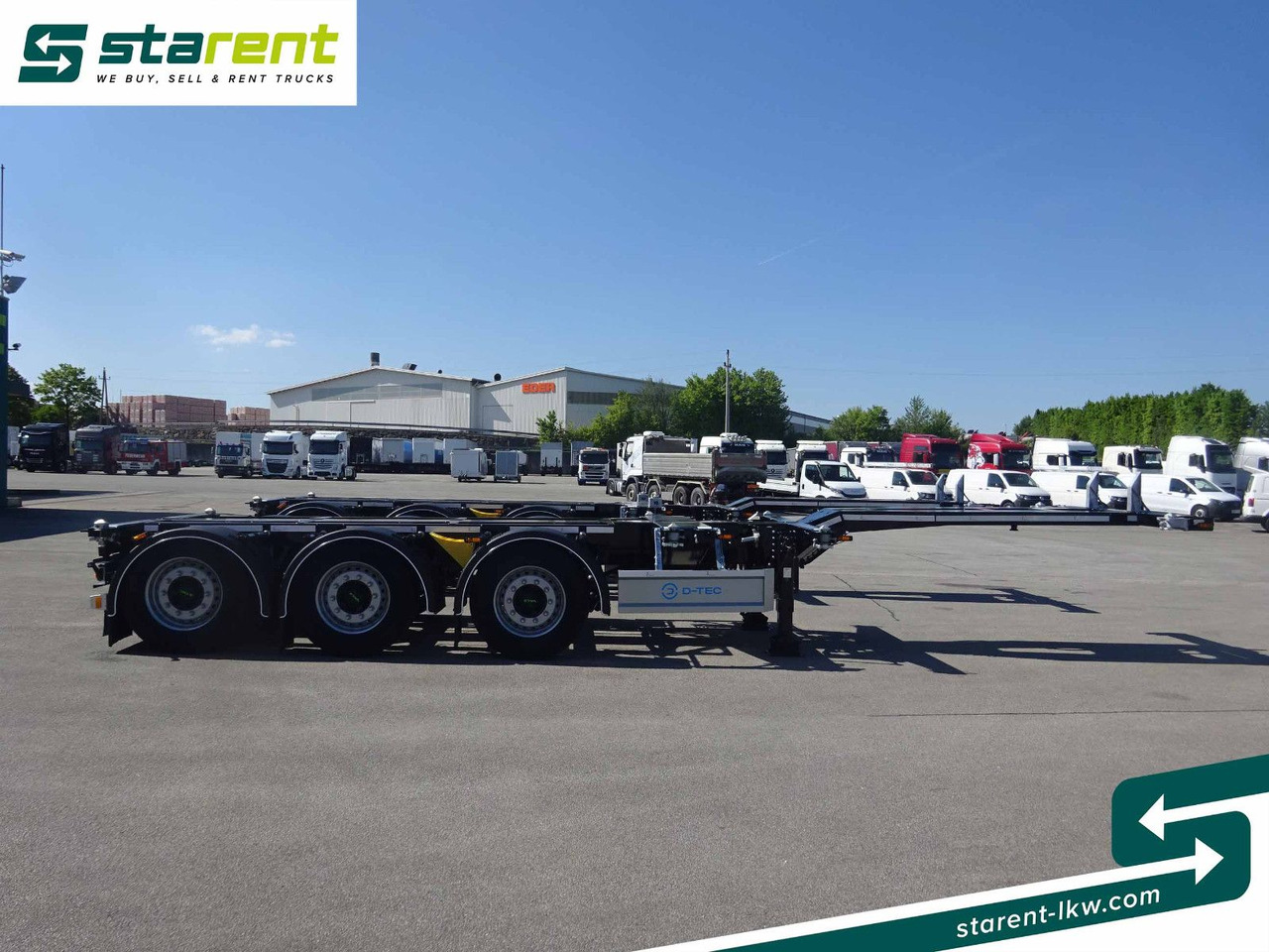 D-TEC Flexitrailer LS Containerchassis ADR, Liftachse - 컨테이너 운반 장치/ 스와프 보디 세미 트레일러 : 사진 4 D-TEC Flexitrailer LS Containerchassis ADR, Liftachse - 컨테이너 운반 장치/ 스와프 보디 세미 트레일러 : 사진 4
