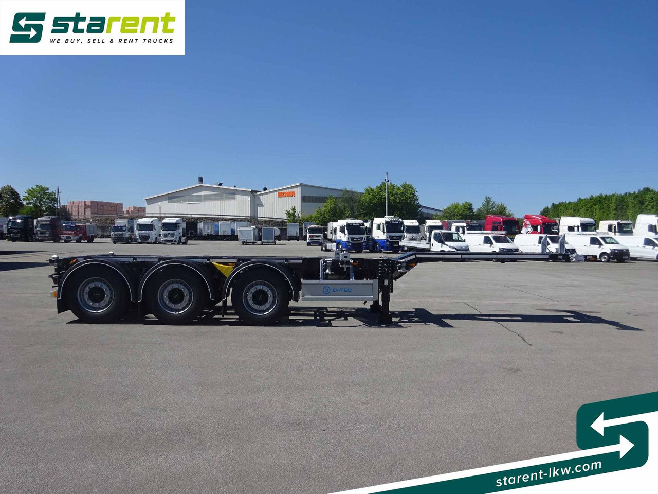 D-TEC Flexitrailer LS Containerchassis ADR, Liftachse - 컨테이너 운반 장치/ 스와프 보디 세미 트레일러 : 사진 4 D-TEC Flexitrailer LS Containerchassis ADR, Liftachse - 컨테이너 운반 장치/ 스와프 보디 세미 트레일러 : 사진 4