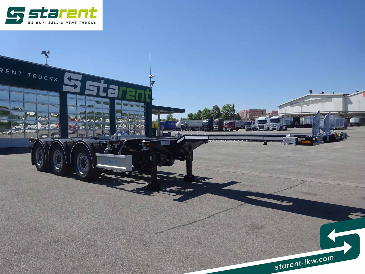D-TEC Flexitrailer LS Containerchassis ADR, Liftachse - 컨테이너 운반 장치/ 스와프 보디 세미 트레일러 : 사진 3 D-TEC Flexitrailer LS Containerchassis ADR, Liftachse - 컨테이너 운반 장치/ 스와프 보디 세미 트레일러 : 사진 3