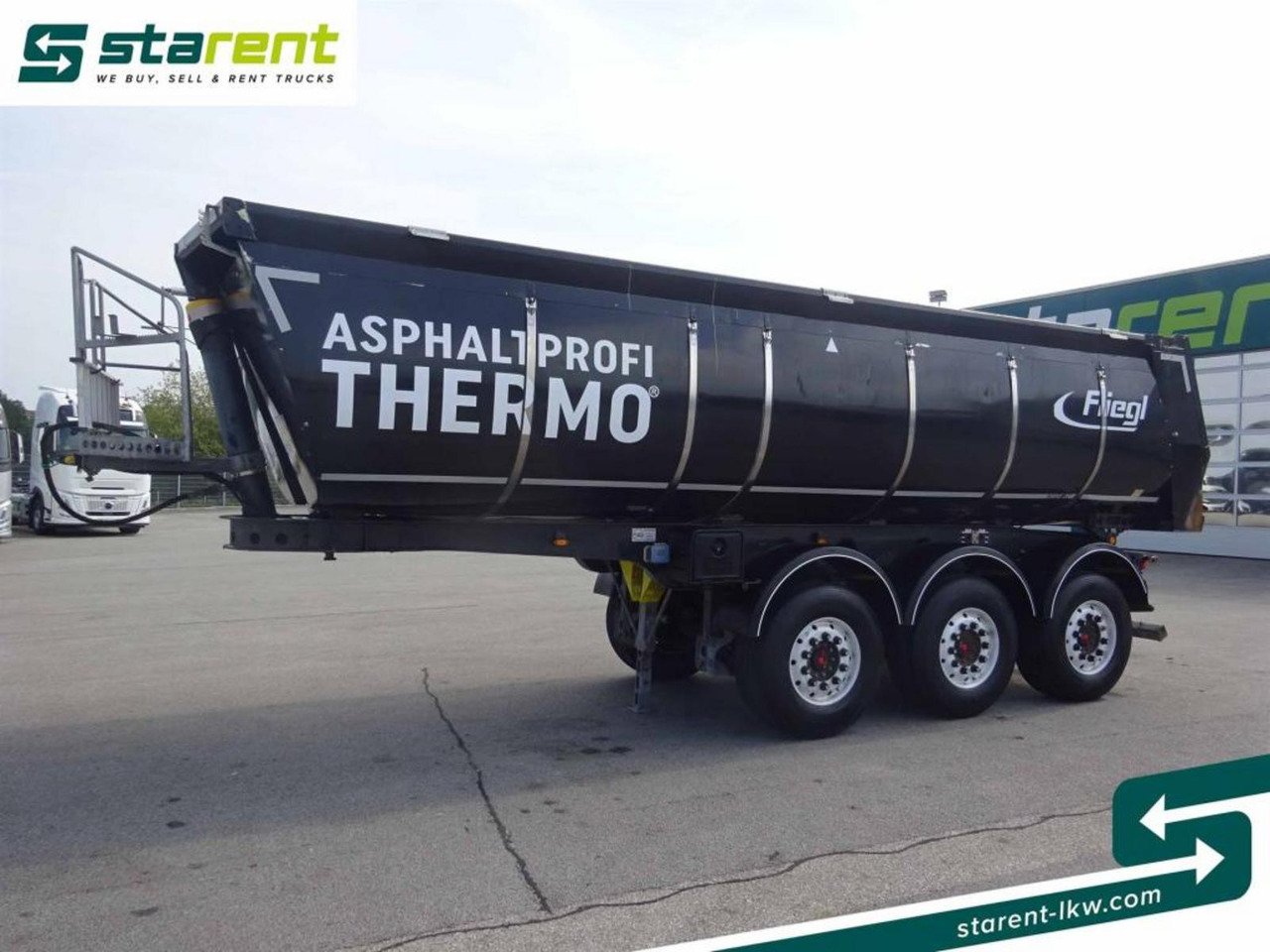 Fliegl 3-Achs Thermomulde 25m³ Liftachse SAF ALCOA - 덤프 세미 트레일러 : 사진 1 Fliegl 3-Achs Thermomulde 25m³ Liftachse SAF ALCOA - 덤프 세미 트레일러 : 사진 1
