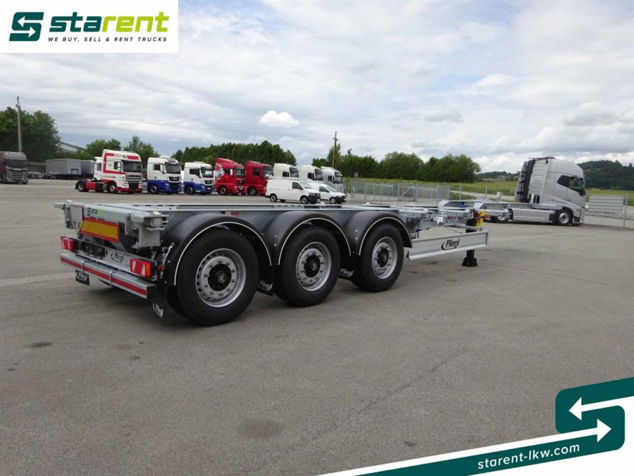 Fliegl Containerchassis ADR, 1x20/2x20/1x30/1x40/1x45 - 컨테이너 운반 장치/ 스와프 보디 세미 트레일러 : 사진 5 Fliegl Containerchassis ADR, 1x20/2x20/1x30/1x40/1x45 - 컨테이너 운반 장치/ 스와프 보디 세미 트레일러 : 사진 5