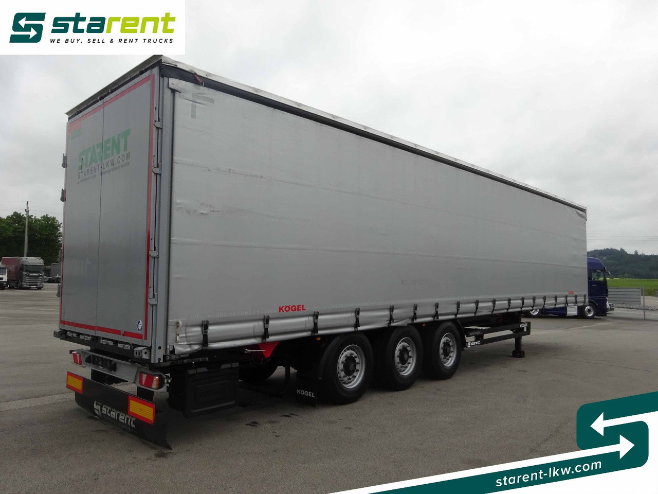 Kögel Tautliner, Liftachse, Hubdach, XL Zertifikat - 커튼사이더 세미 트레일러 : 사진 5 Kögel Tautliner, Liftachse, Hubdach, XL Zertifikat - 커튼사이더 세미 트레일러 : 사진 5