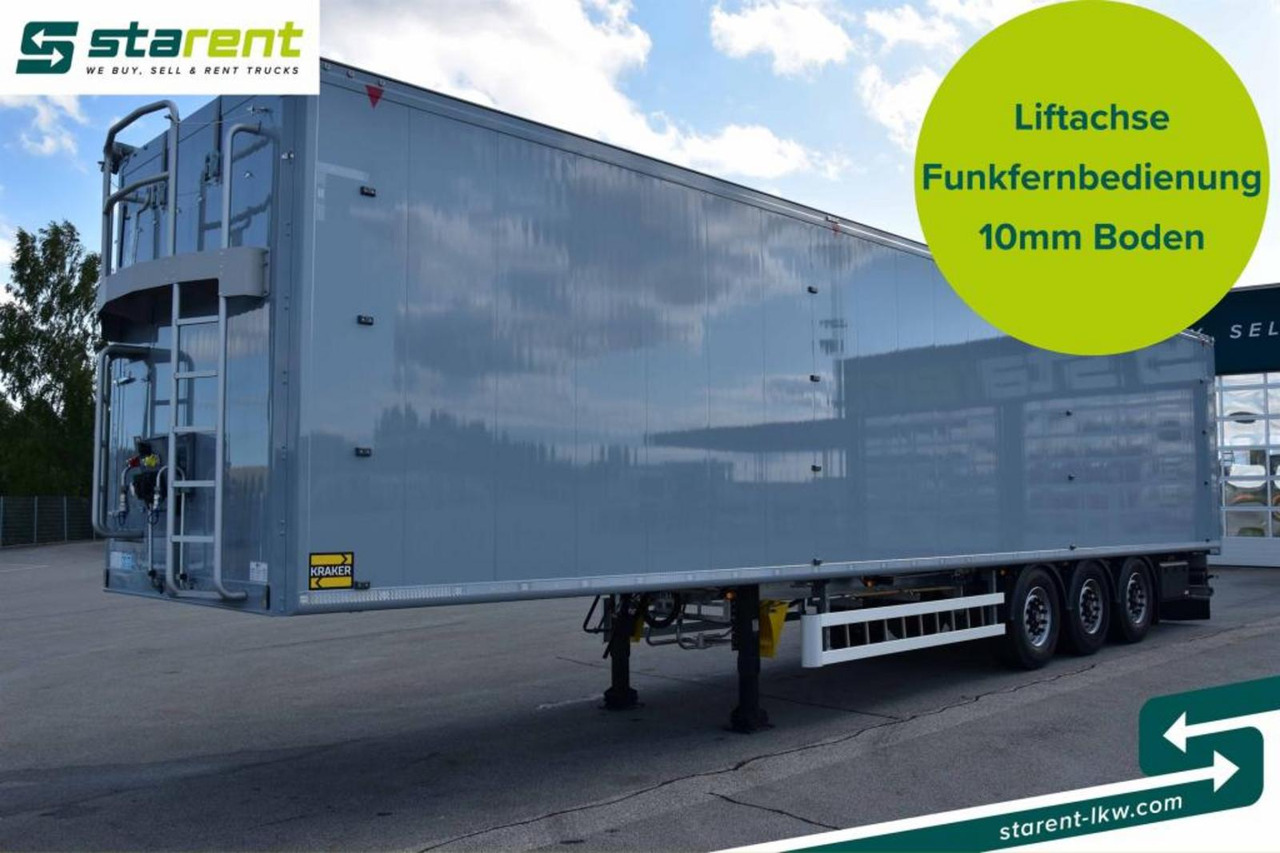 Kraker 10 mm 92m³ BPW-Achsen Funk. Verzinkt Liftachse - 워킹 플로어 세미 트레일러 : 사진 1 Kraker 10 mm 92m³ BPW-Achsen Funk. Verzinkt Liftachse - 워킹 플로어 세미 트레일러 : 사진 1