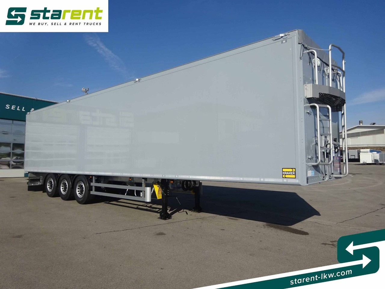 Kraker CF-Z 200ZL, 92 m³, 8mm Boden, BPW-Achsen - 워킹 플로어 세미 트레일러 : 사진 3 Kraker CF-Z 200ZL, 92 m³, 8mm Boden, BPW-Achsen - 워킹 플로어 세미 트레일러 : 사진 3