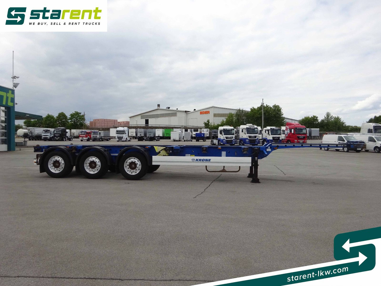 Krone Containerchassis 1x20 / 2x20 / 1x40 / 1x45, ALU - 컨테이너 운반 장치/ 스와프 보디 세미 트레일러 : 사진 4 Krone Containerchassis 1x20 / 2x20 / 1x40 / 1x45, ALU - 컨테이너 운반 장치/ 스와프 보디 세미 트레일러 : 사진 4