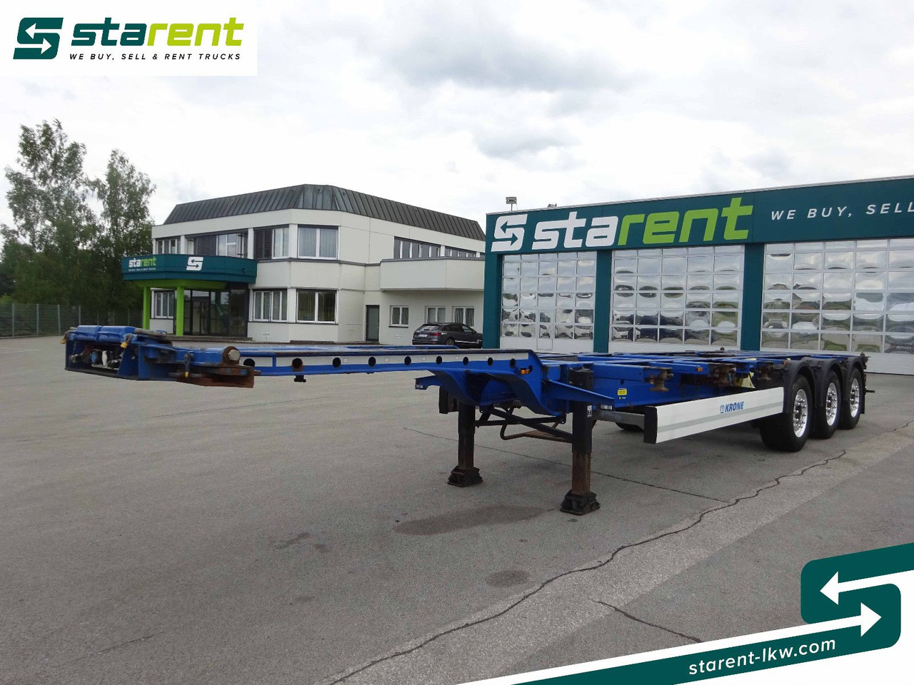 Krone Containerchassis 1x20 / 2x20 / 1x40 / 1x45, ALU - 컨테이너 운반 장치/ 스와프 보디 세미 트레일러 : 사진 1 Krone Containerchassis 1x20 / 2x20 / 1x40 / 1x45, ALU - 컨테이너 운반 장치/ 스와프 보디 세미 트레일러 : 사진 1