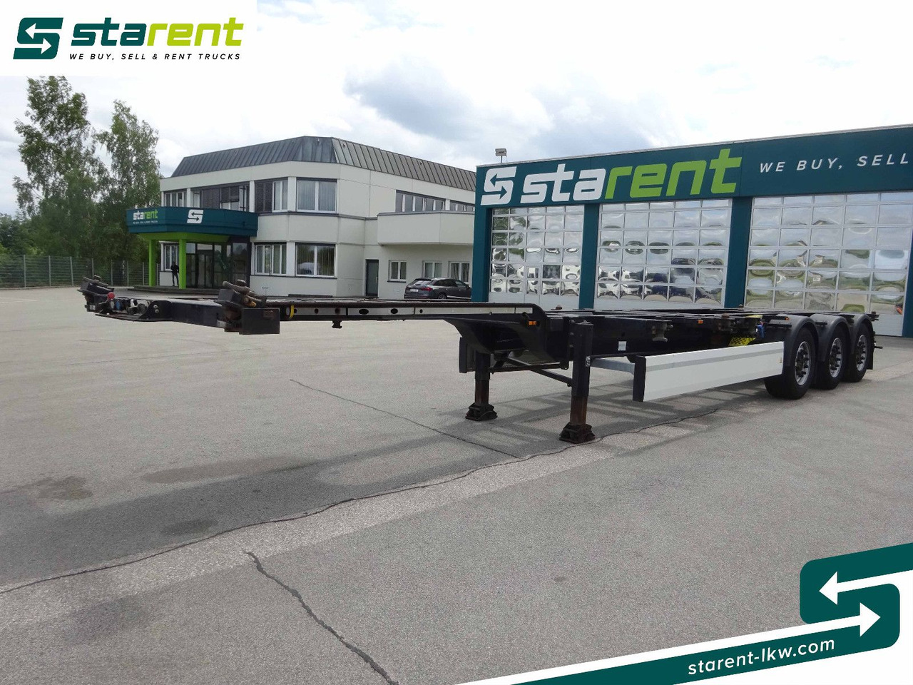 Krone Containerchassis 1x20/2x20/1x40/1x45, Liftachse - 컨테이너 운반 장치/ 스와프 보디 세미 트레일러 : 사진 1 Krone Containerchassis 1x20/2x20/1x40/1x45, Liftachse - 컨테이너 운반 장치/ 스와프 보디 세미 트레일러 : 사진 1