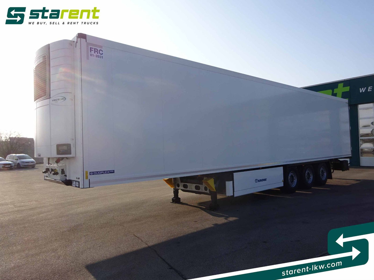 Krone Thermotrailer Carrier Vector 1550, Zurrleisten - 밀폐형 박스 세미 트레일러 : 사진 1 Krone Thermotrailer Carrier Vector 1550, Zurrleisten - 밀폐형 박스 세미 트레일러 : 사진 1