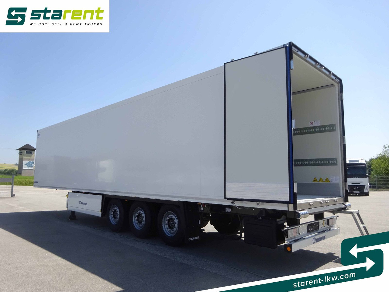 밀폐형 박스 세미 트레일러 Krone Thermotrailer Carrier Vector 1550, Zurrleisten : 사진 9