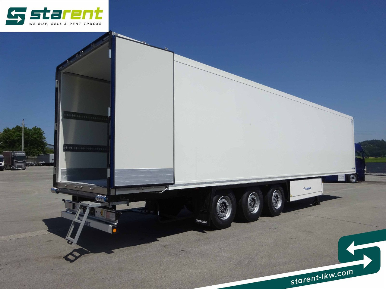 밀폐형 박스 세미 트레일러 Krone Thermotrailer Carrier Vector 1550, Zurrleisten : 사진 10