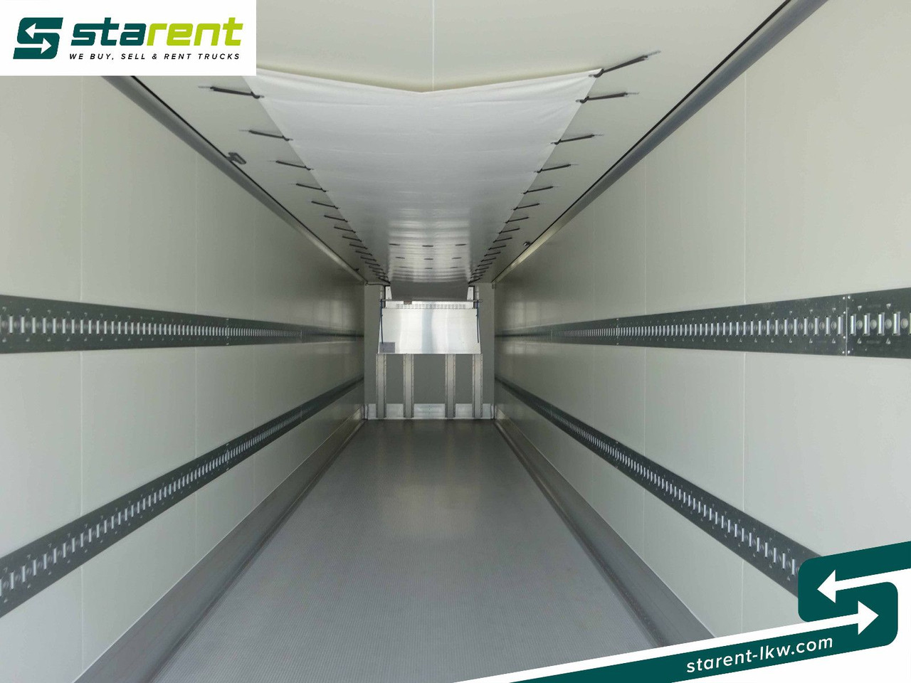 밀폐형 박스 세미 트레일러 Krone Thermotrailer Carrier Vector 1550, Zurrleisten : 사진 12