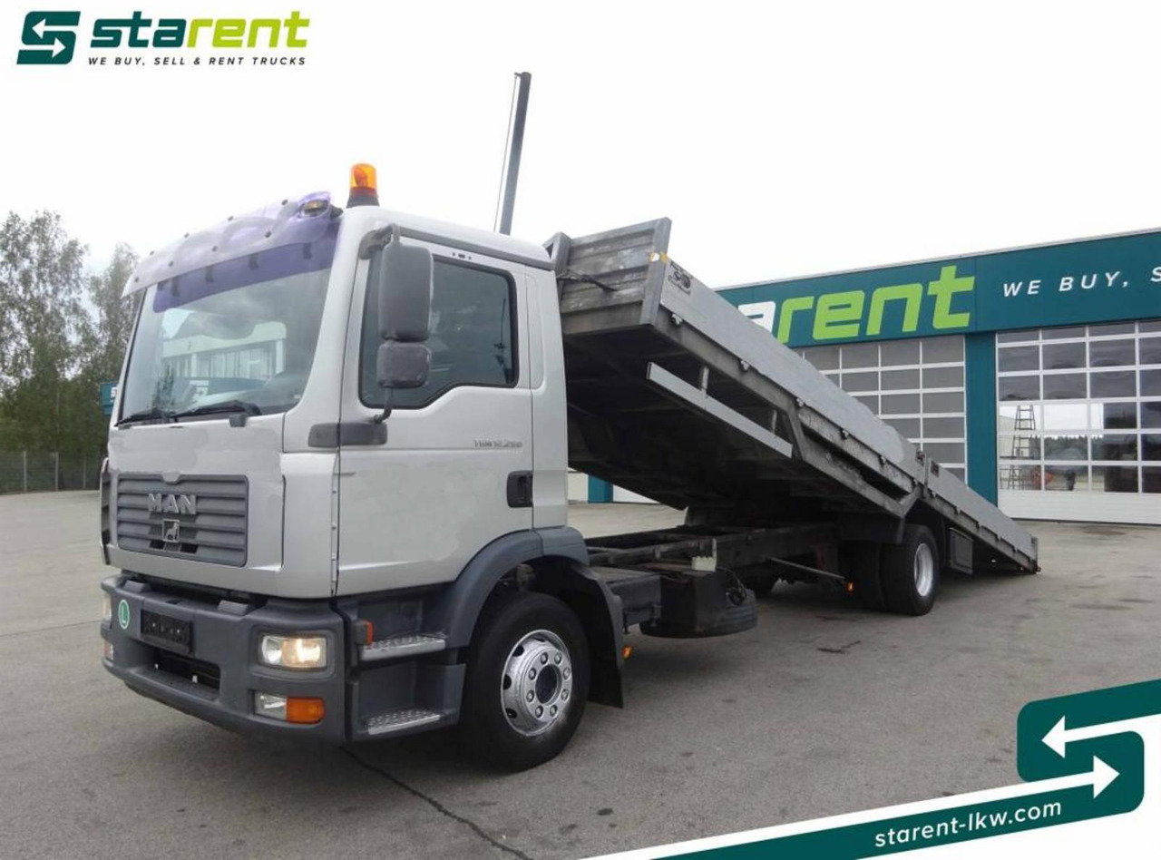 MAN TGM 12.280, Fahrzeugtransporter, kippbar - 자동 운반 장치 트럭 : 사진 1 MAN TGM 12.280, Fahrzeugtransporter, kippbar - 자동 운반 장치 트럭 : 사진 1