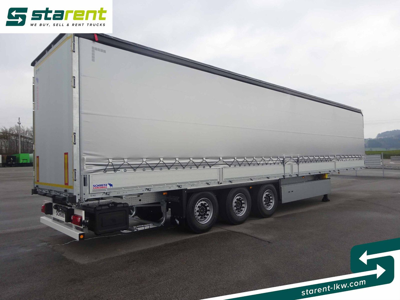 Schmitz Cargobull Tautliner, Bordwand 60cm, Hubdach, Liftachse - 커튼사이더 세미 트레일러 : 사진 5 Schmitz Cargobull Tautliner, Bordwand 60cm, Hubdach, Liftachse - 커튼사이더 세미 트레일러 : 사진 5