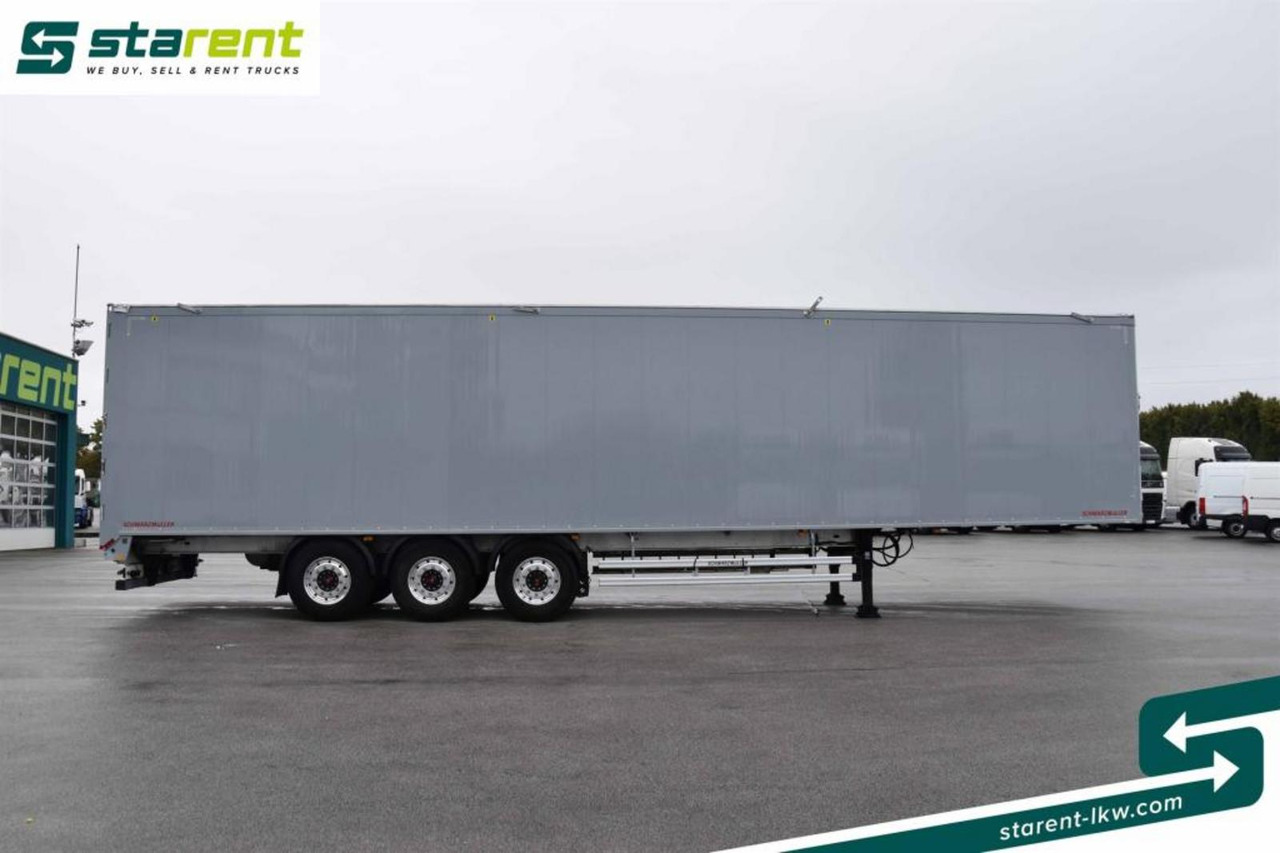 Schwarzmüller Schubbodenauflieger 10mm elektrisches Verdeck 91m³ - 워킹 플로어 세미 트레일러 : 사진 4 Schwarzmüller Schubbodenauflieger 10mm elektrisches Verdeck 91m³ - 워킹 플로어 세미 트레일러 : 사진 4