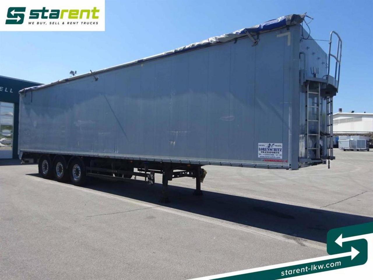 Schwarzmüller Schubbodenauflieger, 92 m³, Funkfernbedienung - 워킹 플로어 세미 트레일러 : 사진 3 Schwarzmüller Schubbodenauflieger, 92 m³, Funkfernbedienung - 워킹 플로어 세미 트레일러 : 사진 3
