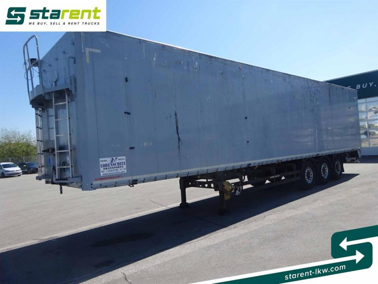 Schwarzmüller Schubbodenauflieger, 92 m³, Funkfernbedienung - 워킹 플로어 세미 트레일러 : 사진 1 Schwarzmüller Schubbodenauflieger, 92 m³, Funkfernbedienung - 워킹 플로어 세미 트레일러 : 사진 1