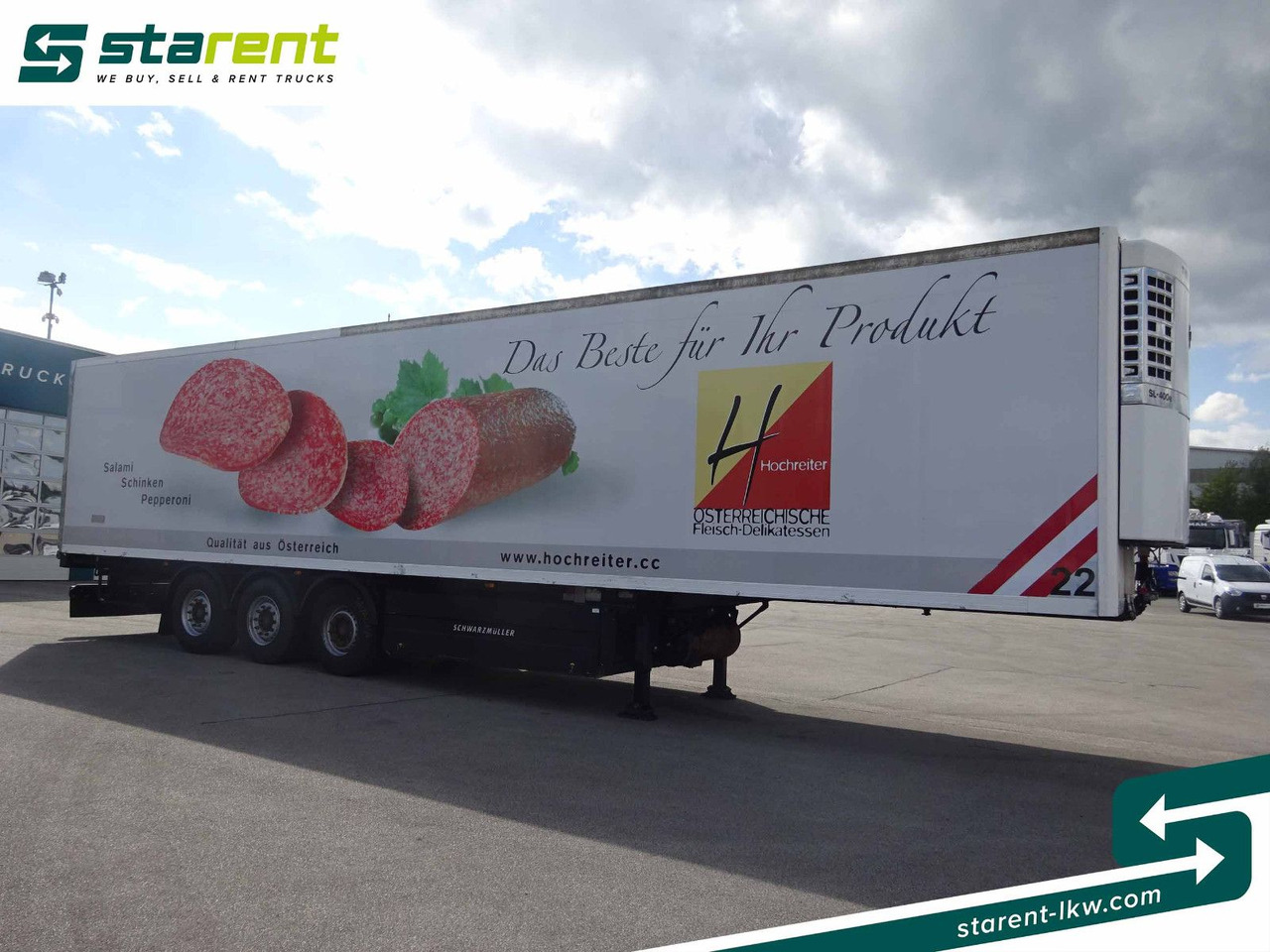 Schwarzmüller Thermotrailer, Thermo King SL400, Liftachse, SAF - 밀폐형 박스 세미 트레일러 : 사진 3 Schwarzmüller Thermotrailer, Thermo King SL400, Liftachse, SAF - 밀폐형 박스 세미 트레일러 : 사진 3