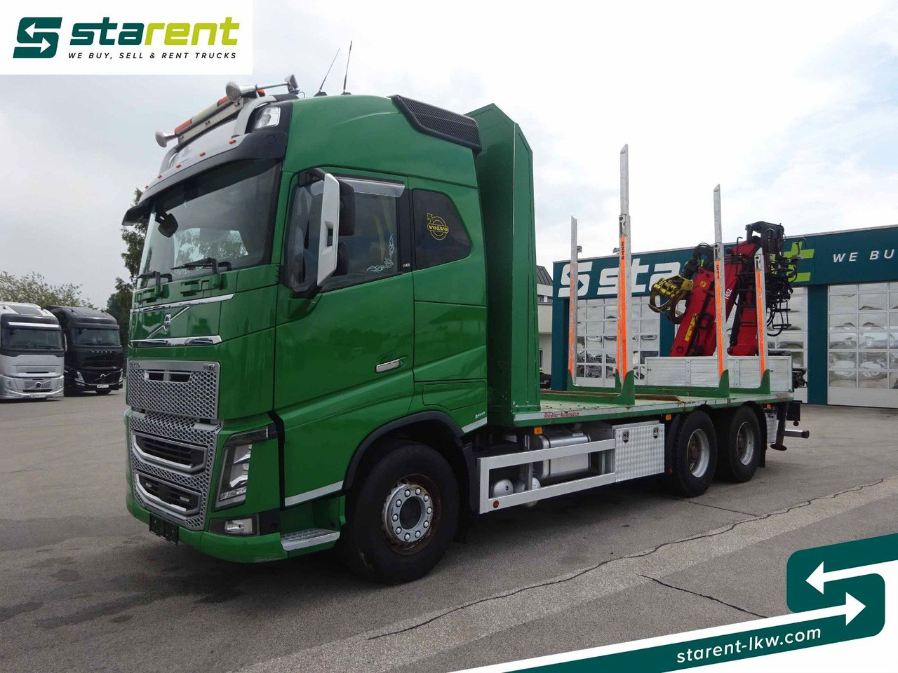 Volvo FH16 550 6x4 Holzaufbau mit Kran (Loglift 145Z) - 목재 트럭, 크레인 트럭 : 사진 1 Volvo FH16 550 6x4 Holzaufbau mit Kran (Loglift 145Z) - 목재 트럭, 크레인 트럭 : 사진 1