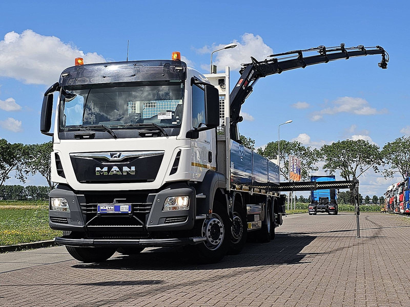 MAN 35.420TGS HIAB228ES5,8x2*4 - 드롭사이드/ 플랫베드 트럭, 크레인 트럭 : 사진 1 MAN 35.420TGS HIAB228ES5,8x2*4 - 드롭사이드/ 플랫베드 트럭, 크레인 트럭 : 사진 1