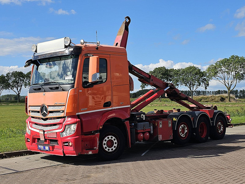 Mercedes-Benz ACTROS 3251 8X2 HIAB HOOKLIFT - 후크 리프트 트럭 : 사진 2 Mercedes-Benz ACTROS 3251 8X2 HIAB HOOKLIFT - 후크 리프트 트럭 : 사진 2