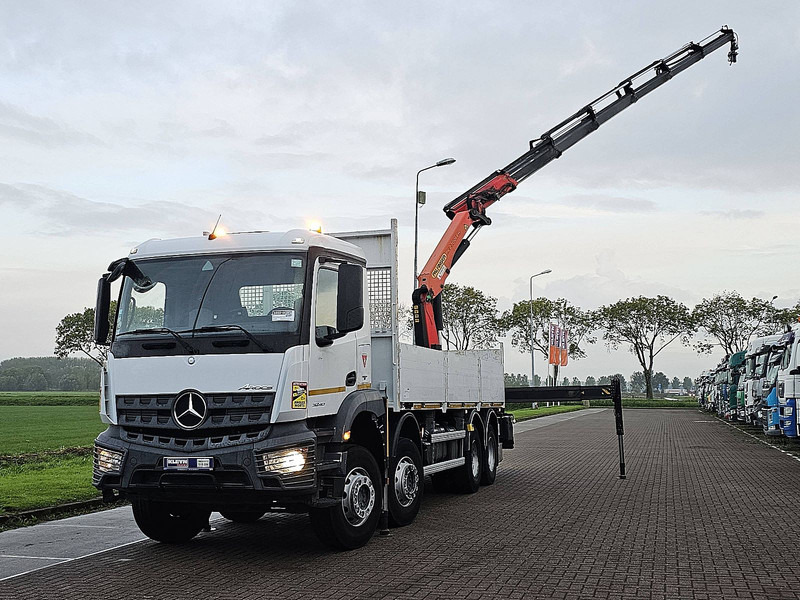 Mercedes-Benz AROCS 3240 Palfinger PK 27001-E - 드롭사이드/ 플랫베드 트럭, 크레인 트럭 : 사진 2 Mercedes-Benz AROCS 3240 Palfinger PK 27001-E - 드롭사이드/ 플랫베드 트럭, 크레인 트럭 : 사진 2
