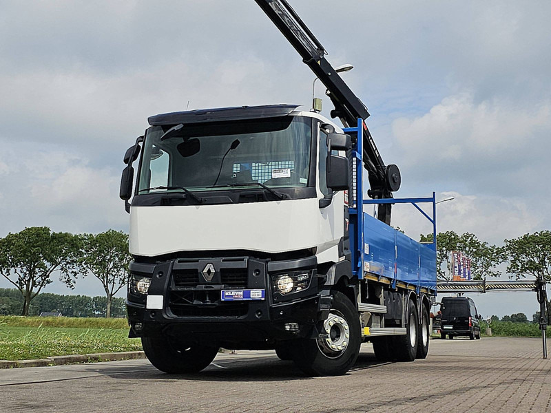 Renault K 430 HIAB 188ES4 - 드롭사이드/ 플랫베드 트럭, 크레인 트럭 : 사진 1 Renault K 430 HIAB 188ES4 - 드롭사이드/ 플랫베드 트럭, 크레인 트럭 : 사진 1